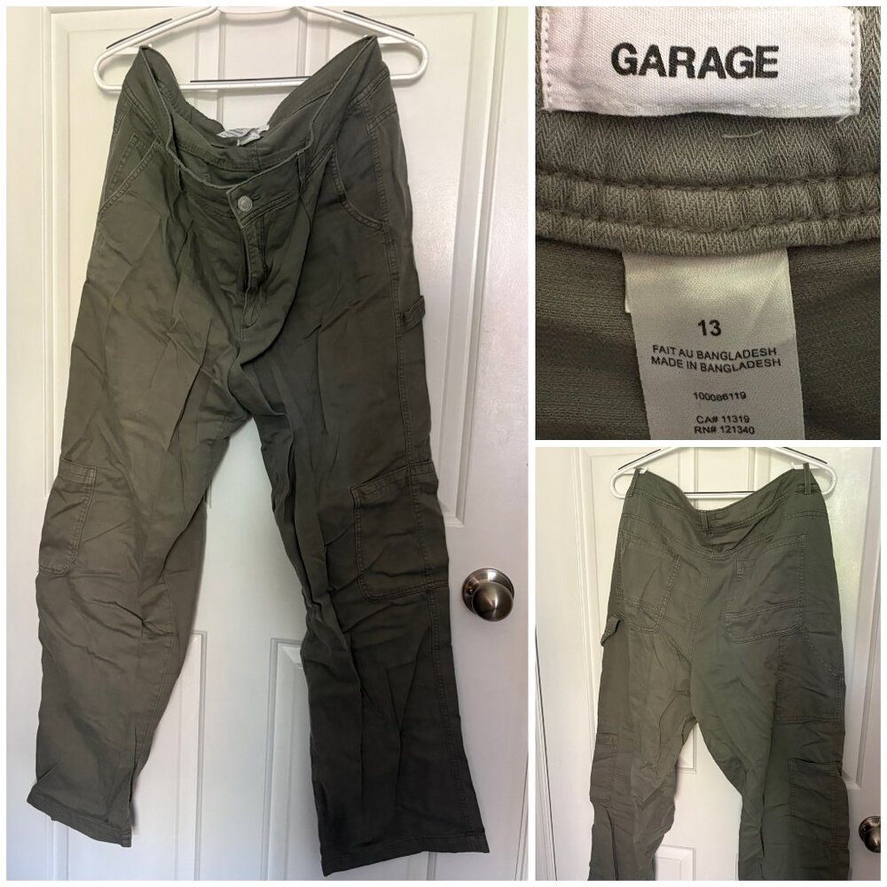 Garage Green Khaki Pants
